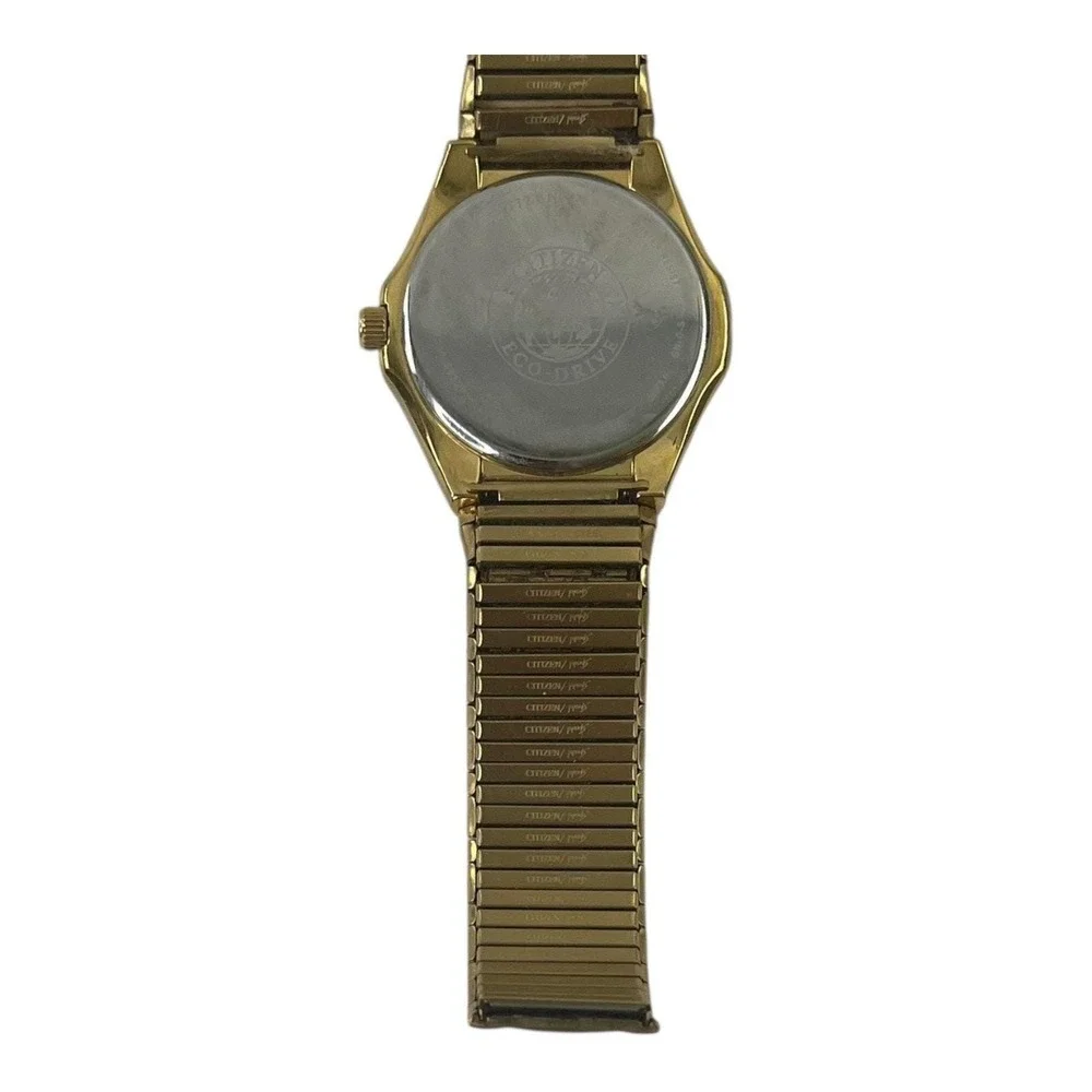 Citizen Eco-Drive Solar Vintage Men's Wristwatch 590802 Japan Band Broken